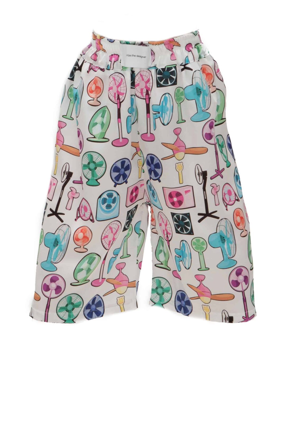 Βερμούδα σατέν print fans .