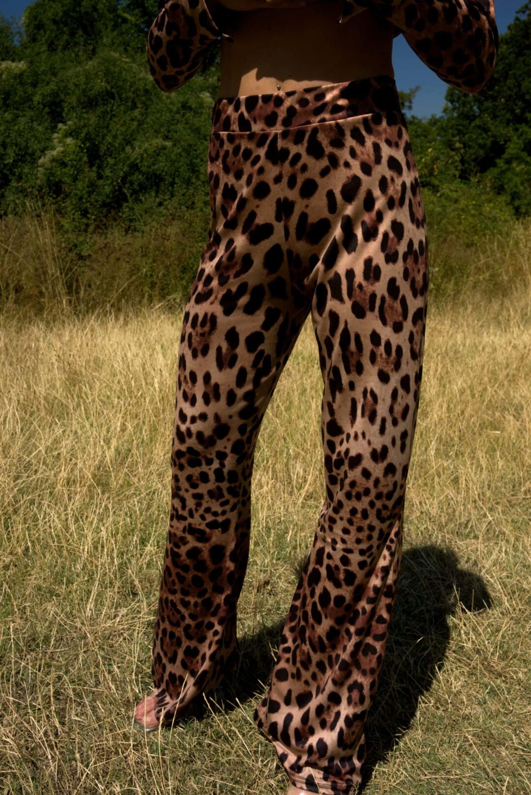 ΠΑΝΤΕΛΟΝΑ ΚΑΜΠΑΝΑ LEOPARD PRINT .