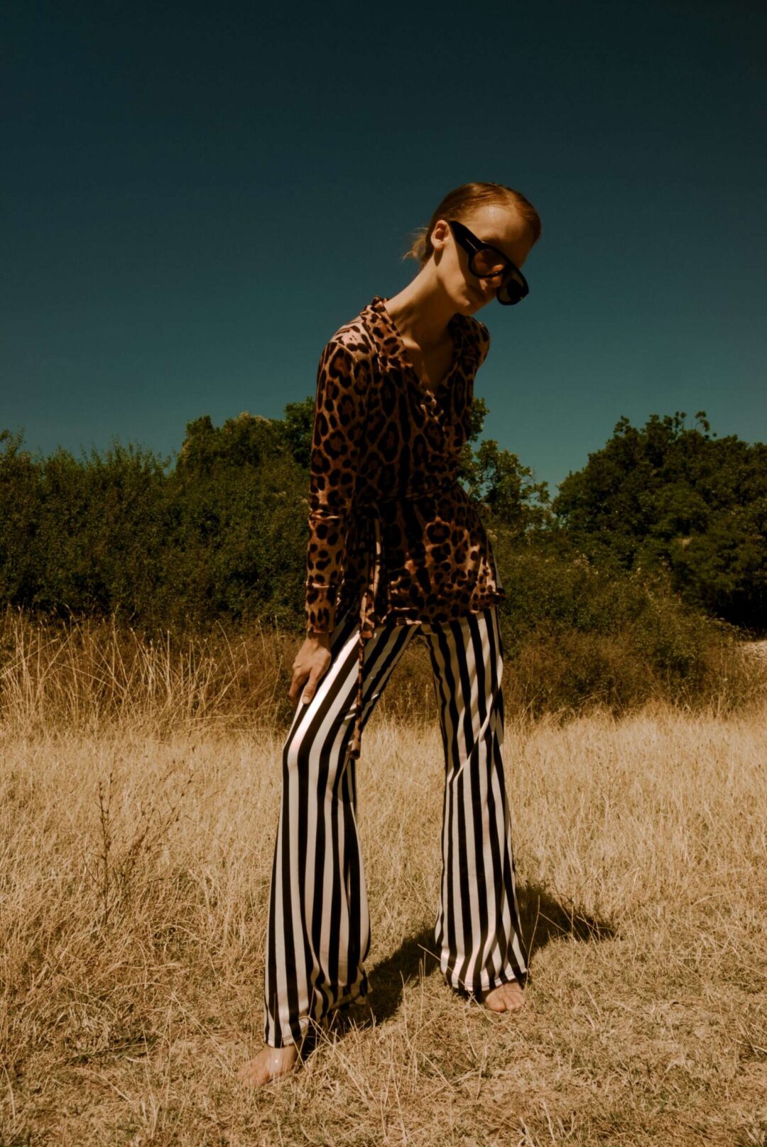 ΠΑΝΤΕΛΟΝΑ ΚΑΜΠΑΝΑ STRIPES PRINT .